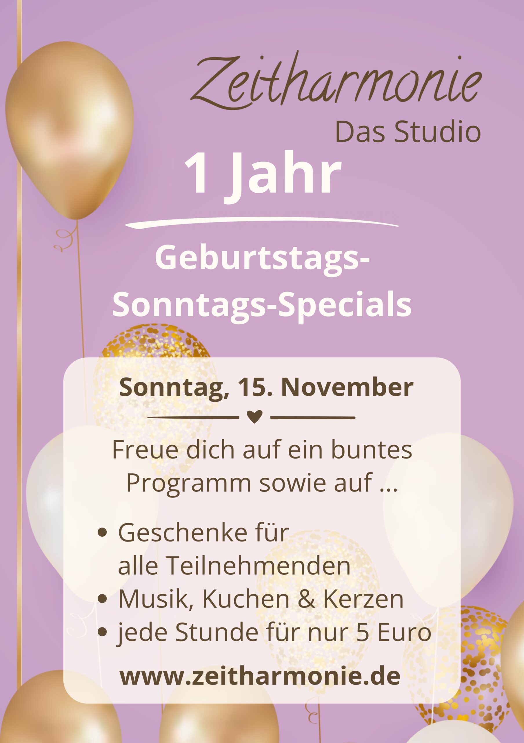 Studio-Geburtstag