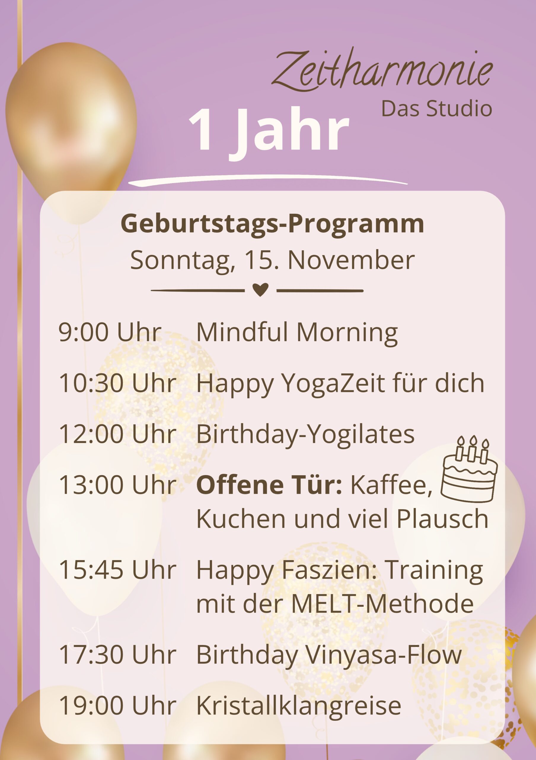 B-Day-Programm